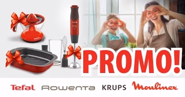 Premiu garantat la procurarea mărfii Tefal, Moulinex, Rowenta, Krups în sumă de la 1000 lei!