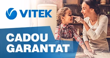 Dublă bucurie la cumpărături cu Vitek