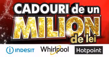 Procură elecrtrocasnice Indesit, Hotpoint-Ariston, Whirpool  de la 4999 lei și participã la loteria momentanã cu primii de un million lei!