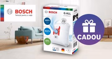 Cadou garantat la procurarea aspiratorului BOSCH!