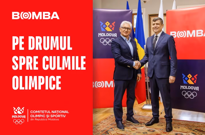 BOMBA susține Mișcarea Olimpică din Moldova