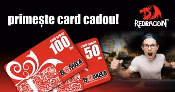 Гарантированный подарок при покупке  товара Redragon на сумму от 500 леев!