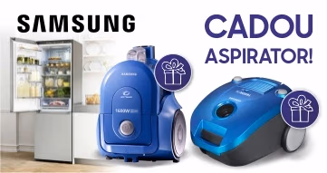 La procurarea frigiderului Samsung beneficiați de cadou aspirator!