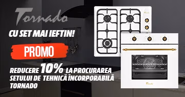Reducere 10% la seturi de tehnică încorporabilă Tornado!