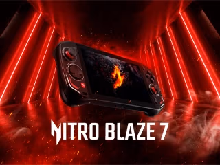 Acer анонсировала мощную портативную консоль Nitro Blaze 7