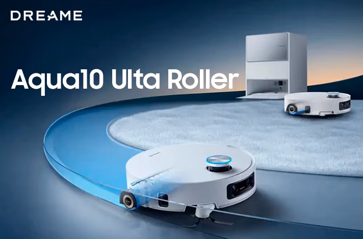 Robot aspirator Dreame Aqua10 Ultra Roller Complete – liderul curățeniei inteligente din 2025