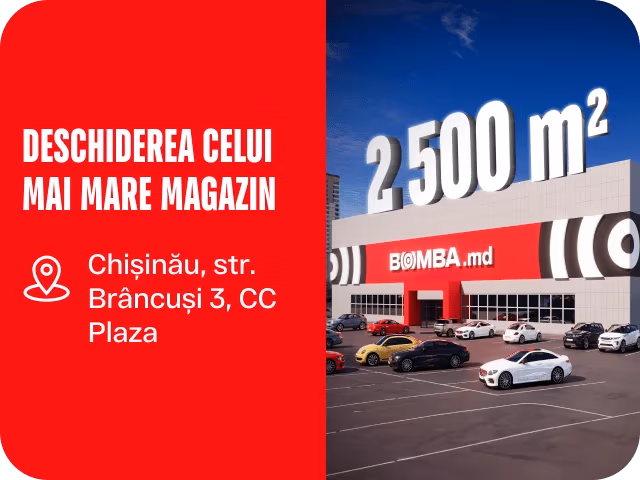 Deschiderea noului magazin BOMBA în centrul comercial PLAZA