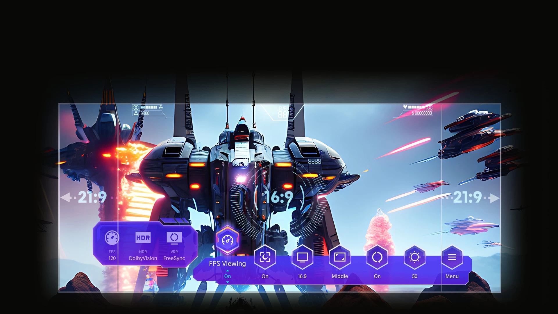 4K Mini LED Hisense 55U7KQ block specification img 13