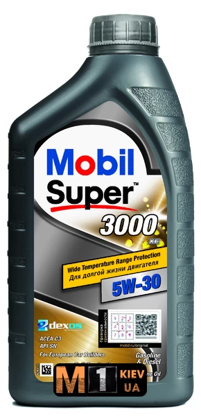 Моторное масло Mobil Super 3000 XE 5W-30 block specification img 2