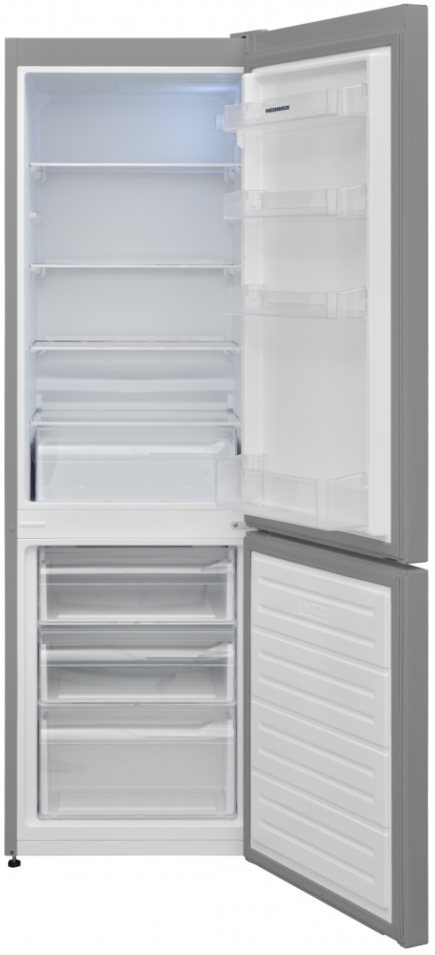 Frigider cu doua usi Heinner HCV2681SE++ / 268 l / 170 cm / E / Gri photo 2