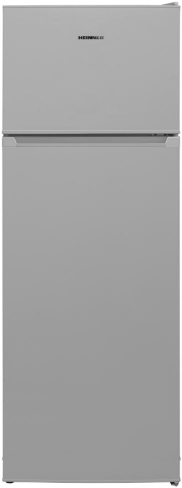 Frigider cu doua usi Heinner HCV212SE++ / 212 l / 145 cm / E / Gri photo 1 Frigider cu doua usi Heinner HCV212SE++ / 212 l / 145 cm / E / Gri photo 1