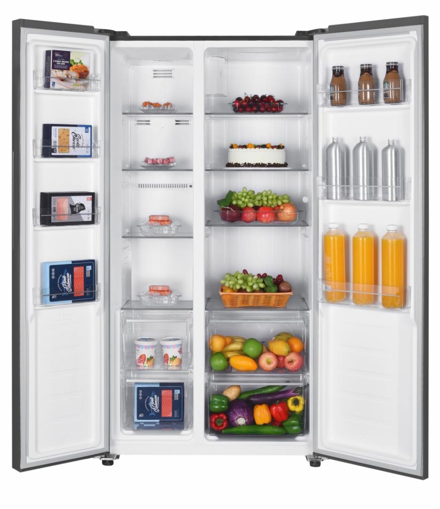 Frigider Side-by-Side Heinner HSBSH442NFGWHE++ / 442 l / 177 cm / E / Alb photo 3