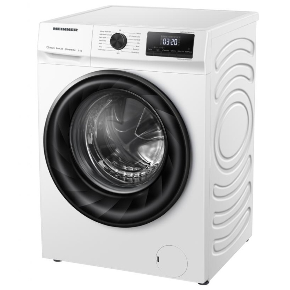 Masina de spalat Heinner HWMH8014INVA+++ 8 kg / 1400 rot/min / A / Alb photo 3