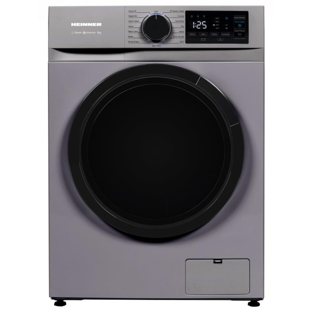 Стиральная машина Heinner HWM-M914IVNSA+++ 9 кг / 1400 об/мин / A / Cерый photo 1
