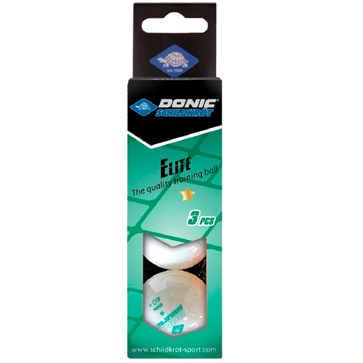 Set mingi tenis de masa 3 buc Donic Elite 1 Star 40+ photo 1
