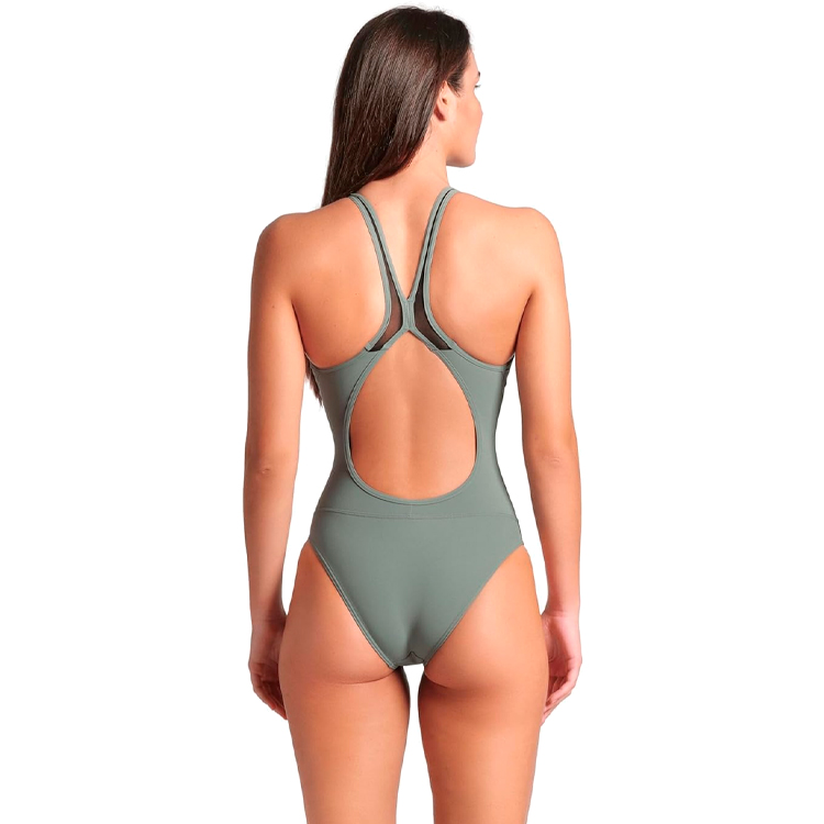 Купальник Arena MESH PANELS SWIMSUIT VENT BACK 36 Серый Женский photo 2
