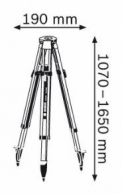 Trepied cu laser Bosch BT 170 HD, 0601091300 thumbnav 3