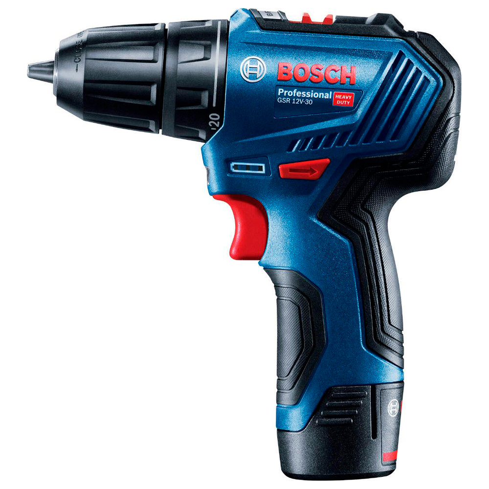 Surubelnita cu acumulator litiu-ion Bosch GSR 12V-30 2x2.0 Brushless, 06019G9000 photo 1