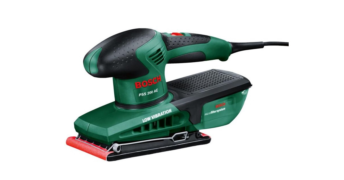 Виброшлифмашина Bosch PSS 200 AC, 0603340100 photo 1 Виброшлифмашина Bosch PSS 200 AC, 0603340100 photo 1