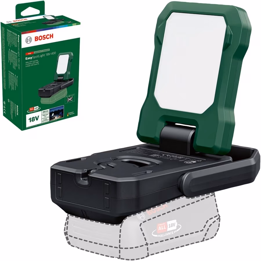 Lanterna cu acumulator Bosch EasySpotLight 18V-400 Solo, 06039A1200