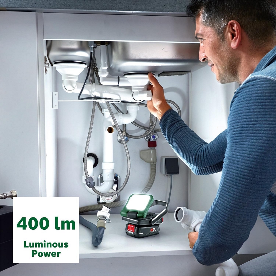 Lanterna cu acumulator Bosch EasySpotLight 18V-400 Solo, 06039A1200 photo 3