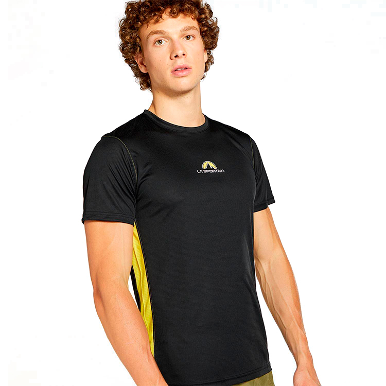 Tricou bărbătesc La Sportiva Promo Tee L Negru-galben photo 4