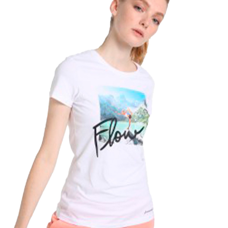 Tricou Demix Tee W 42 Alb Femei photo 3