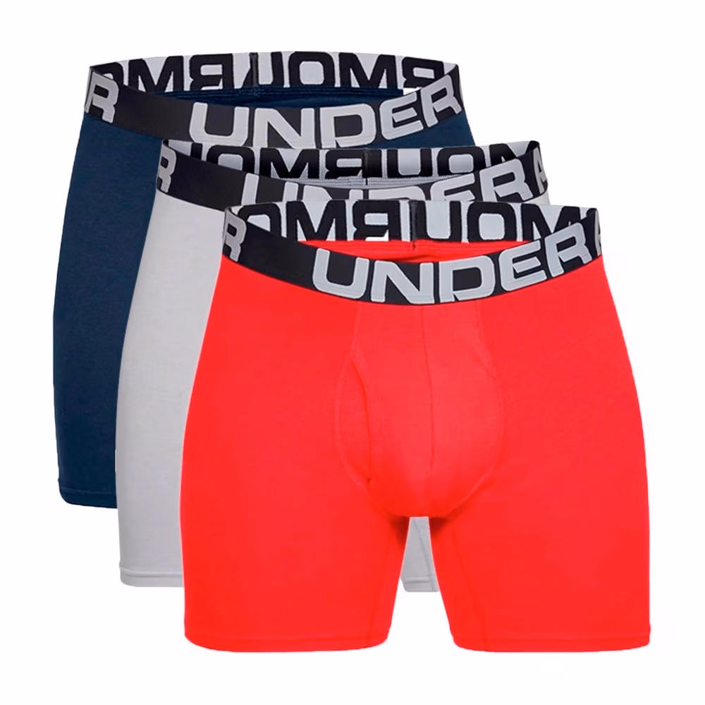  Under Armour Charged Cotton 6in 3 Pack