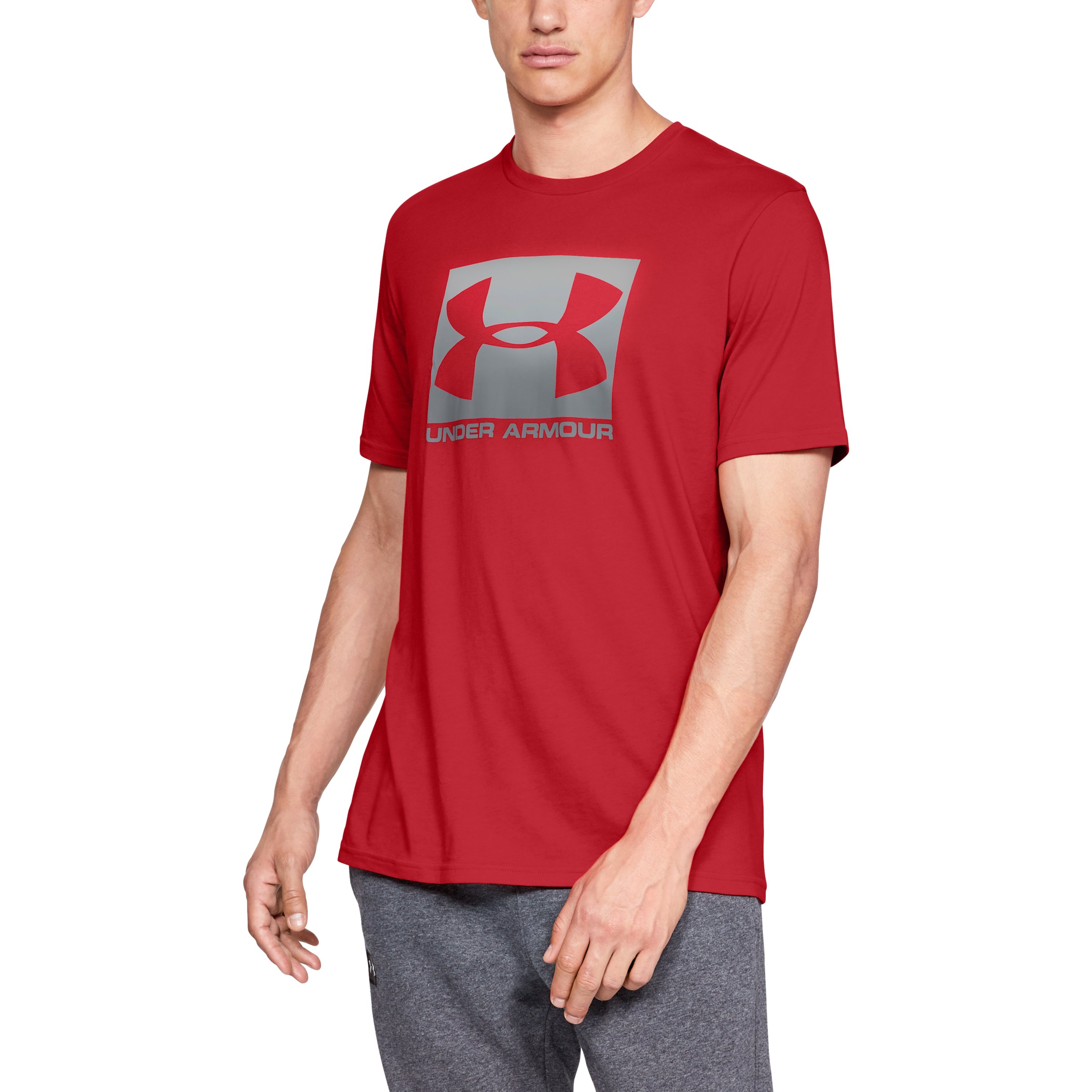 Футболка мужская Under Armour UA BOXED SPORTSTYLE SS SM Красный photo 3