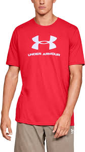 Tricou bărbătesc Under Armour SPORTSTYLE LOGO SS SM Rosu photo 3