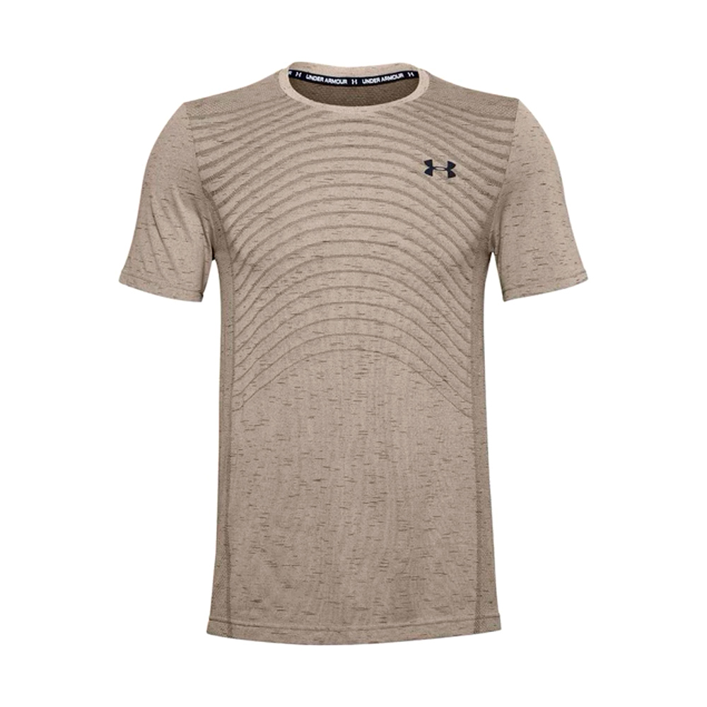 Tricou bărbătesc Under Armour UA Seamless Wave SS L Maro photo 1 Tricou bărbătesc Under Armour UA Seamless Wave SS L Maro photo 1