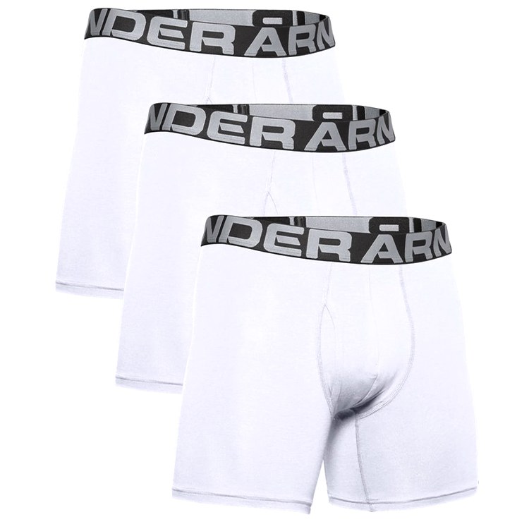 Boxeri Under Armour UA M CHARGED COTTON 6IN 3 PACK L Alb Barbati photo 1