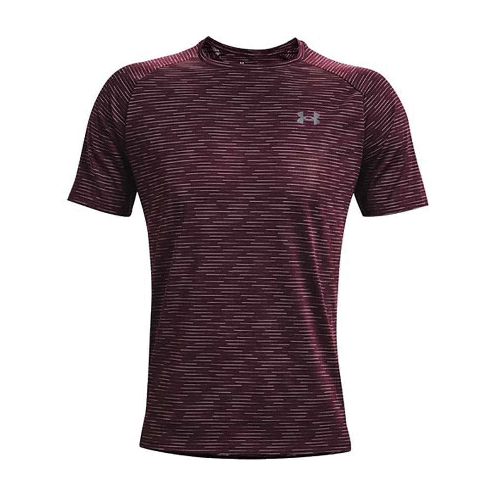 Футболка мужская Under Armour UA Tech 2.0 Dash SS LG Бордовый photo 1