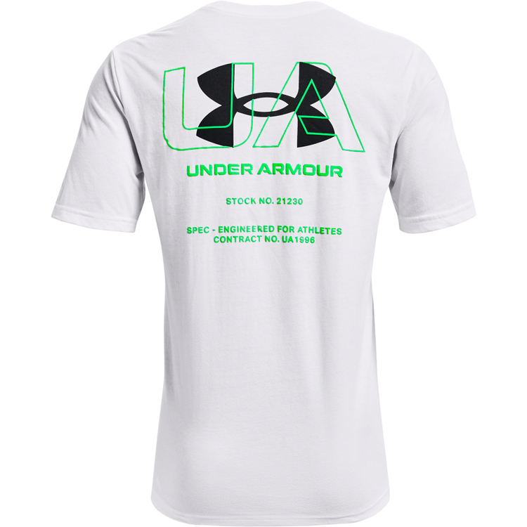 Tricou bărbătesc Under Armour UA ENGINEERED SYMBOL SS SM Alb photo 2