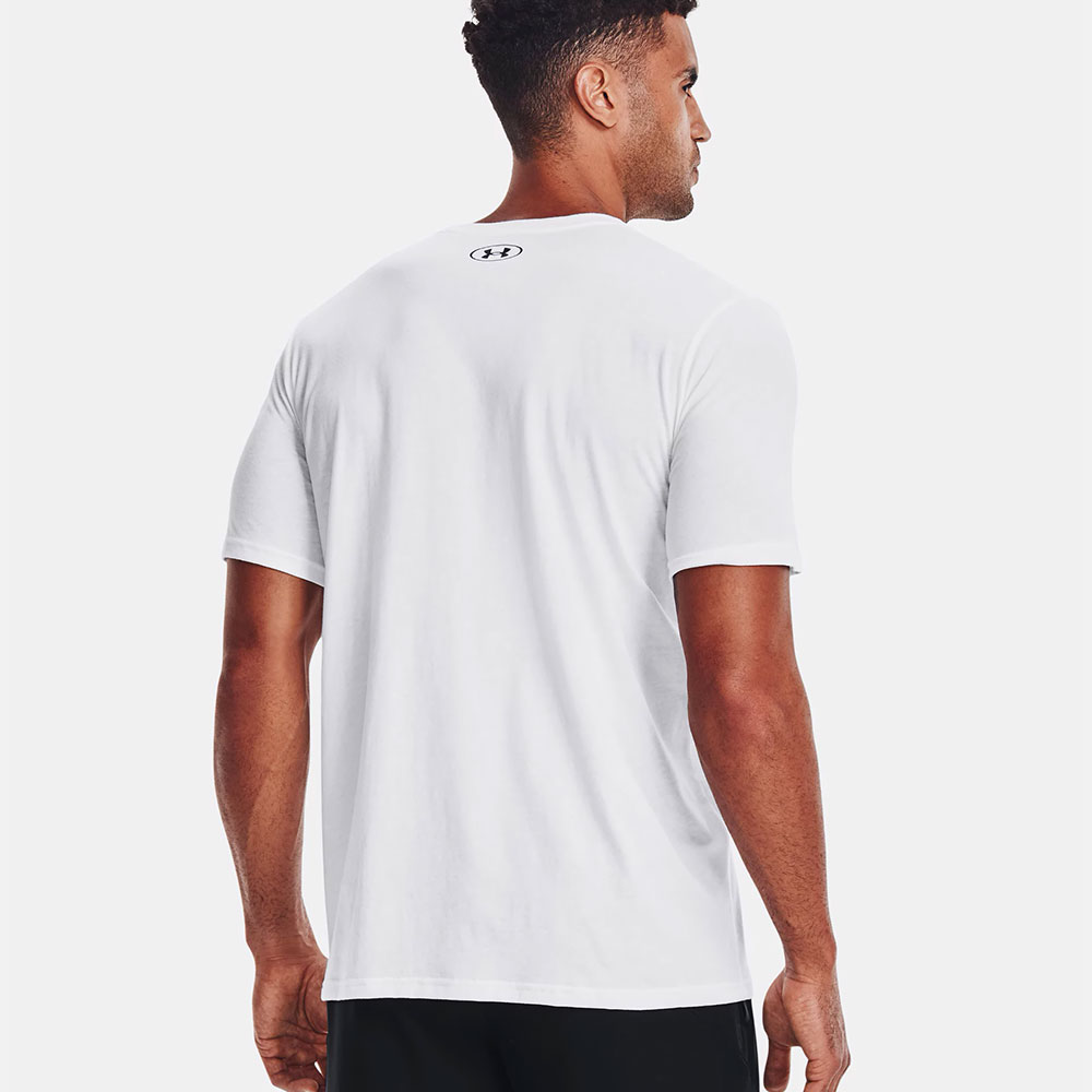 Tricou bărbătesc Under Armour UA CAMO CHEST STRIPE SS LG Alb photo 2