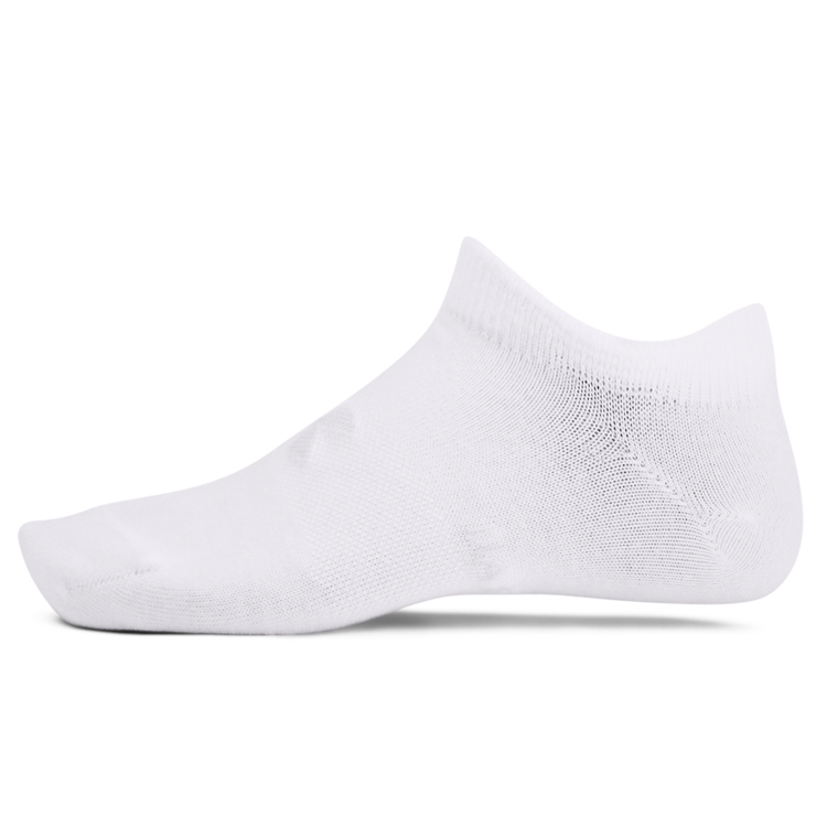 Носки Унисекс Under Armour UA Yth Essential No Show 6pk XS Белый photo 2