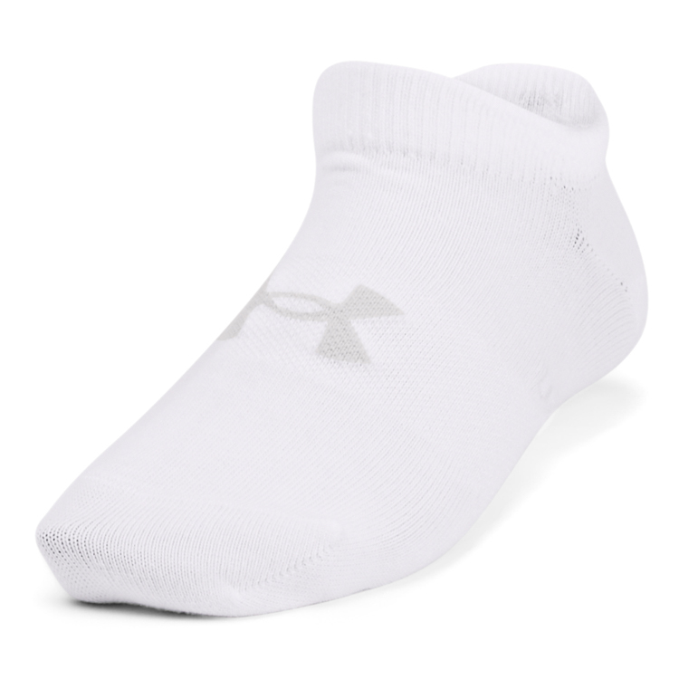 Носки Унисекс Under Armour UA Yth Essential No Show 6pk XS Белый photo 3
