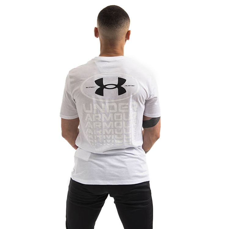 Футболка мужская Under Armour UA REPEAT BRANDED SS L Белый photo 5