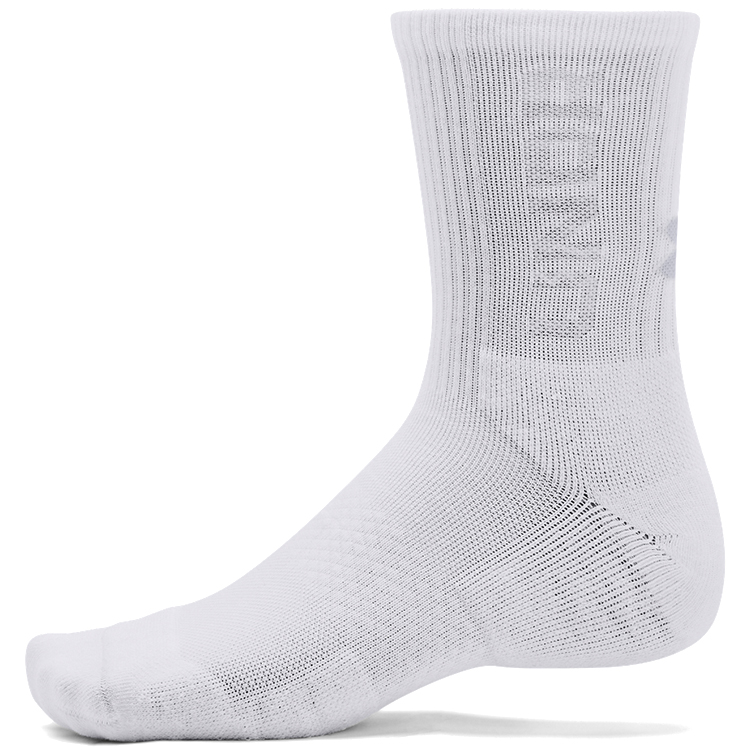 Sosete Unisex Under Armour UA 3-Maker 3pk Mid-Crew L Alb photo 3