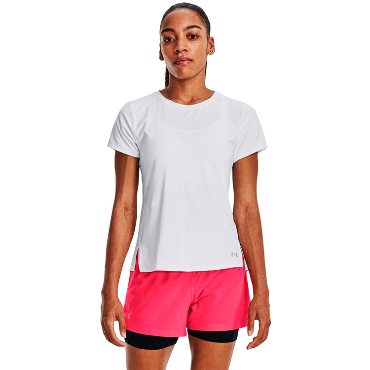 Tricou Under Armour UA W ISO-CHILL LASER TEE / Femei / XS / Alb photo 2