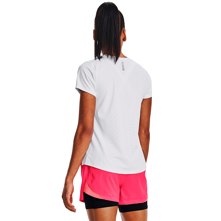 Tricou Under Armour UA W ISO-CHILL LASER TEE / Femei / XS / Alb photo 3