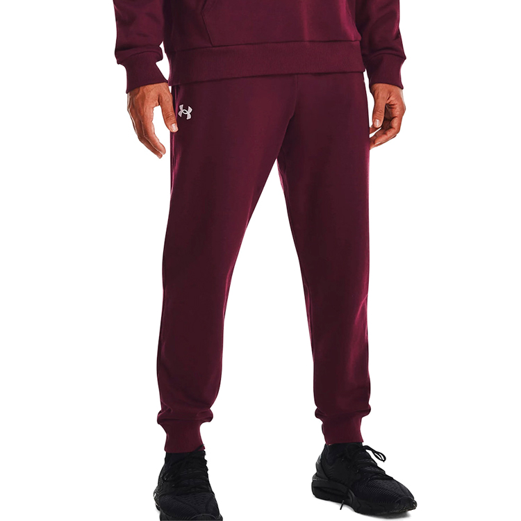 Брюки Under Armour UA Rival Fleece Joggers S Бордовый Мужской photo 2