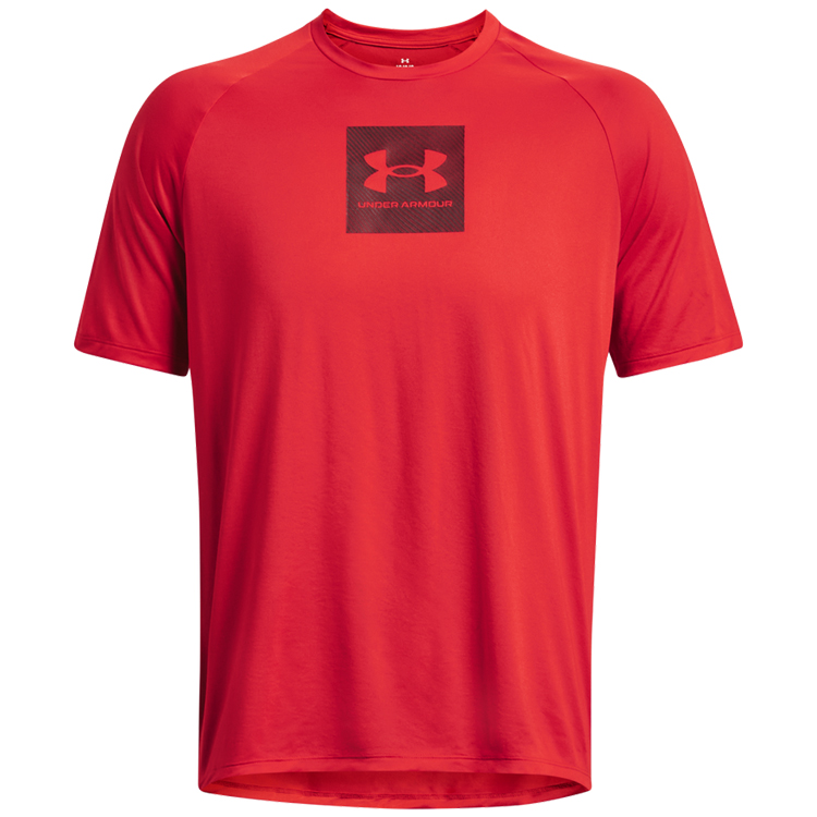 Tricou bărbătesc Under Armour UA Tech Prt Fill SS S Rosu photo 1