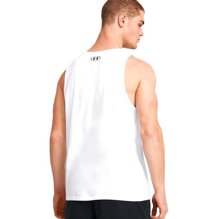 Майка для мужчин Under Armour UA SPORTSTYLE LOGO TANK L Белый photo 4