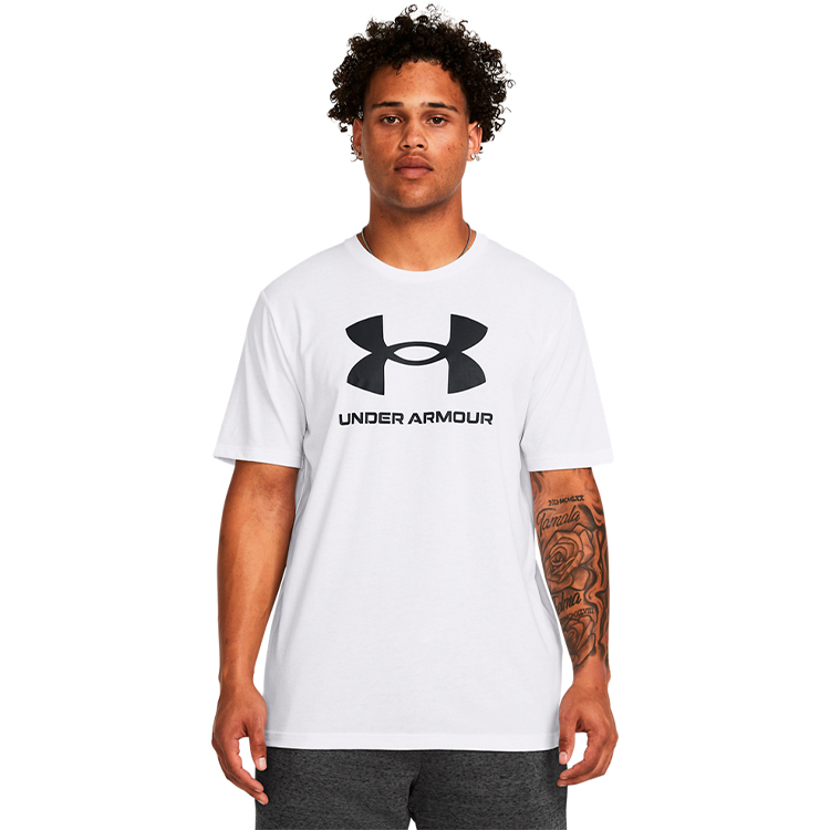 Tricou bărbătesc Under Armour UA SPORTSTYLE LOGO UPDATE SS L Alb photo 1