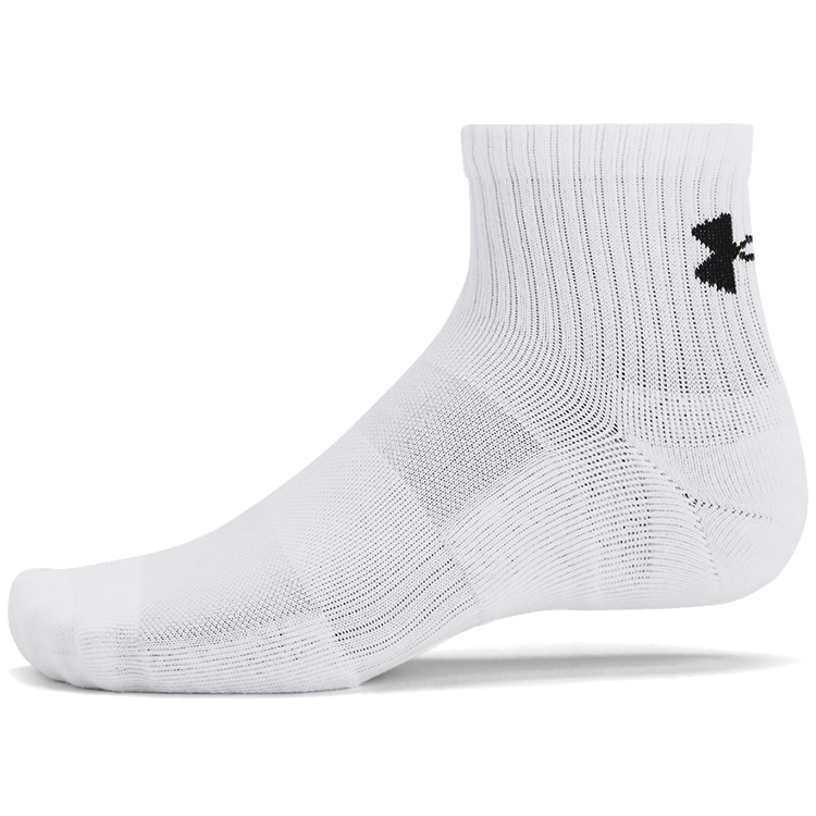 Носки Унисекс Under Armour UA TC 3pk Qtr L Белый photo 3