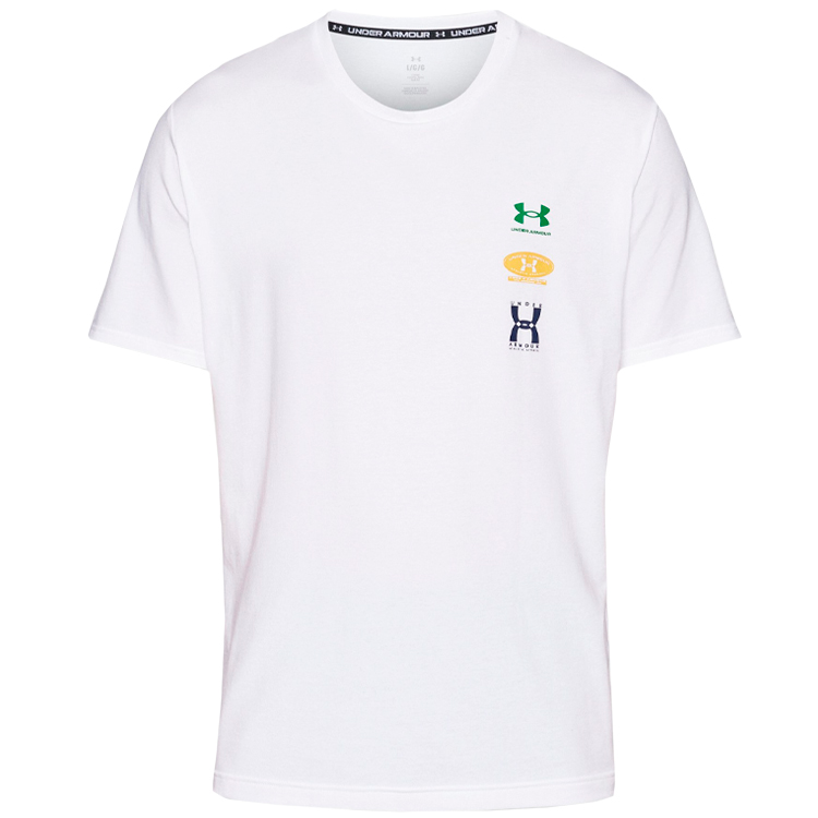 Tricou bărbătesc Under Armour UA M 60/40S EVOL LOGO SS L Alb photo 1