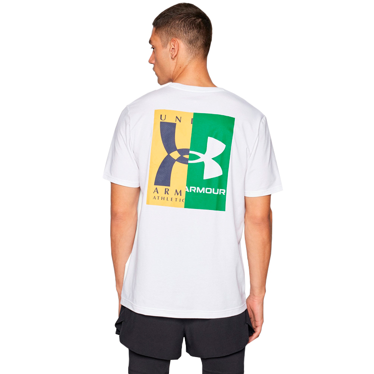 Tricou bărbătesc Under Armour UA M 60/40S EVOL LOGO SS L Alb photo 2
