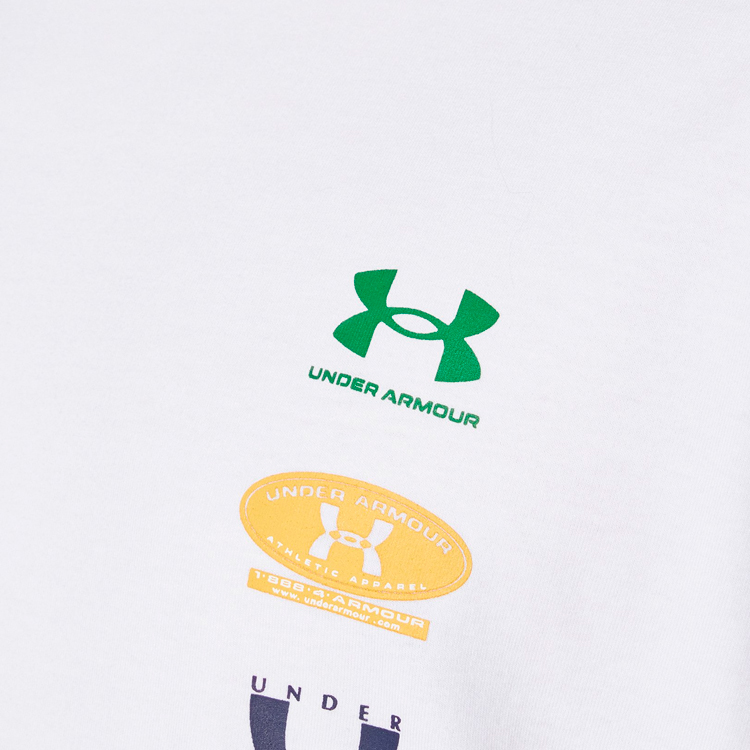 Tricou bărbătesc Under Armour UA M 60/40S EVOL LOGO SS L Alb photo 5