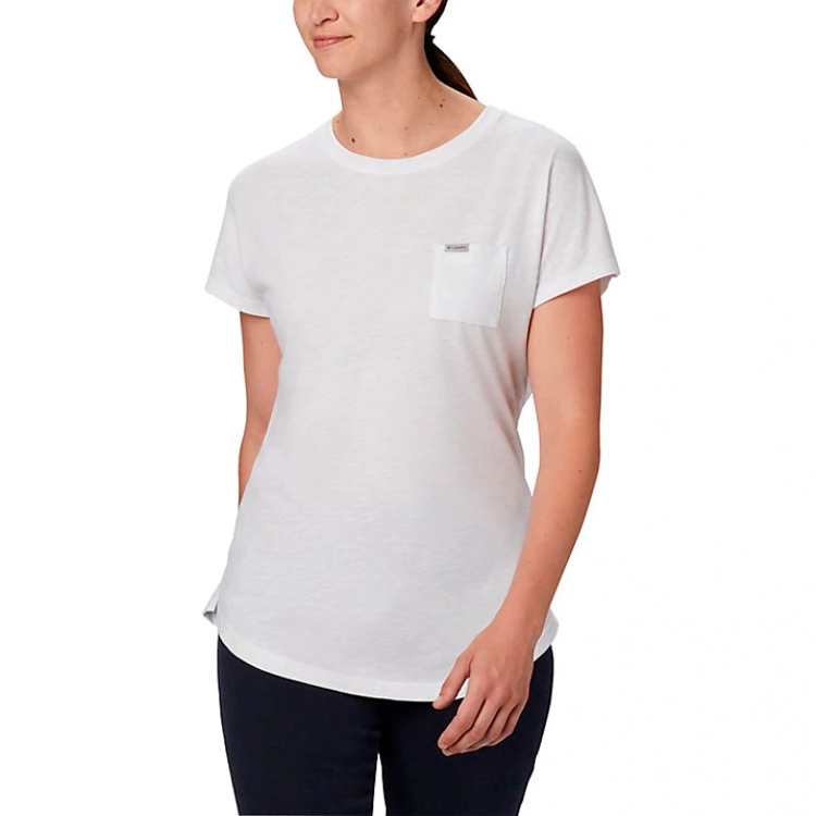 Tricou Columbia Cades Cape Tee XS Alb Femei photo 1